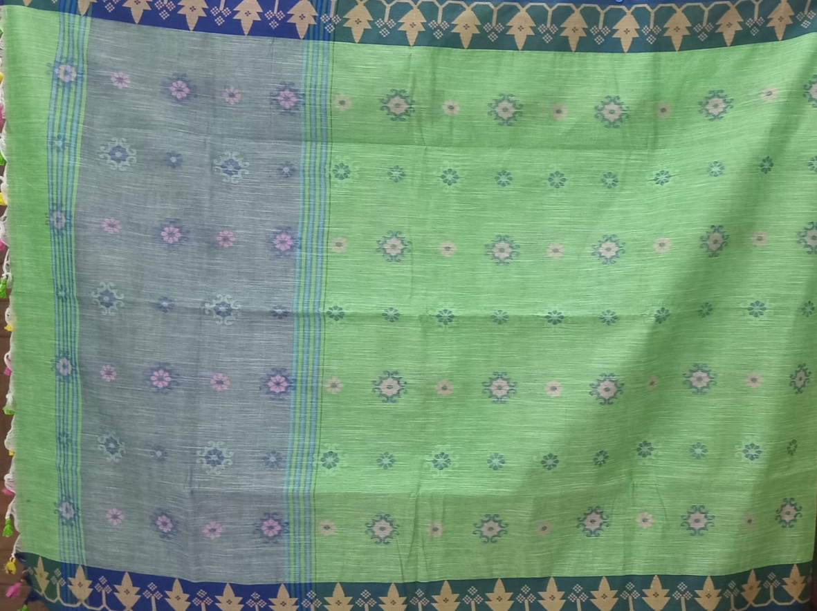 Tangail Pure Cotton Saree - Thumbnail 2