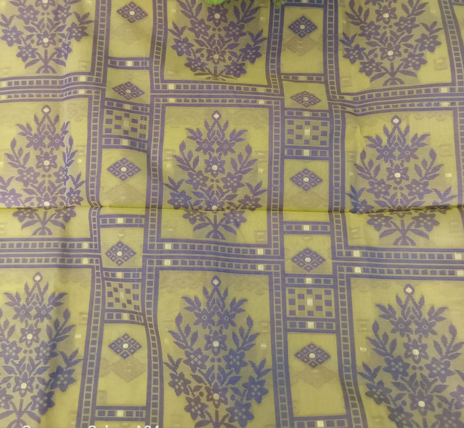 Tangail Cotton Jamdani Saree - Thumbnail 2