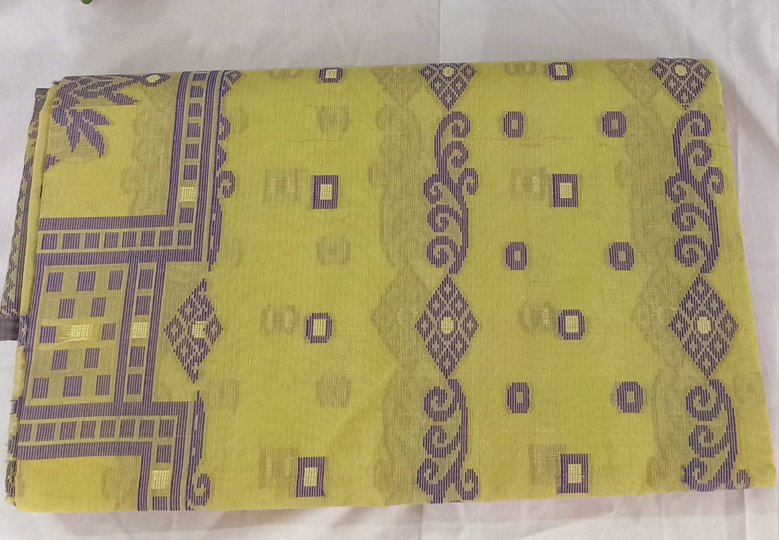 Tangail Cotton Jamdani Saree - Thumbnail 3