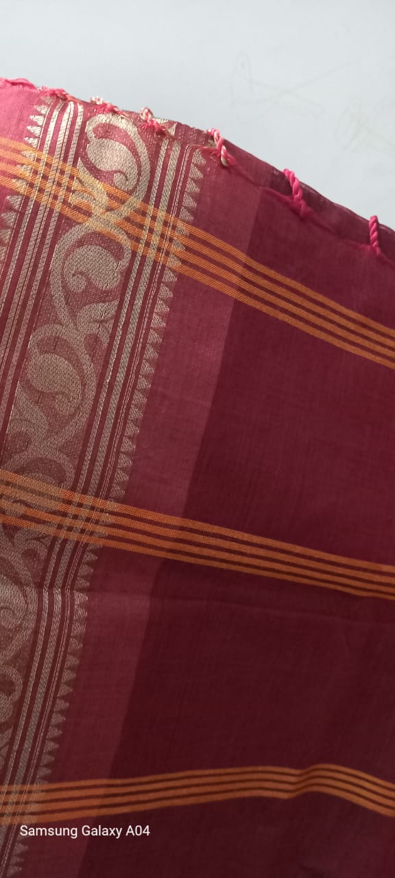 Mashlaish Cotton Saree - Thumbnail 4