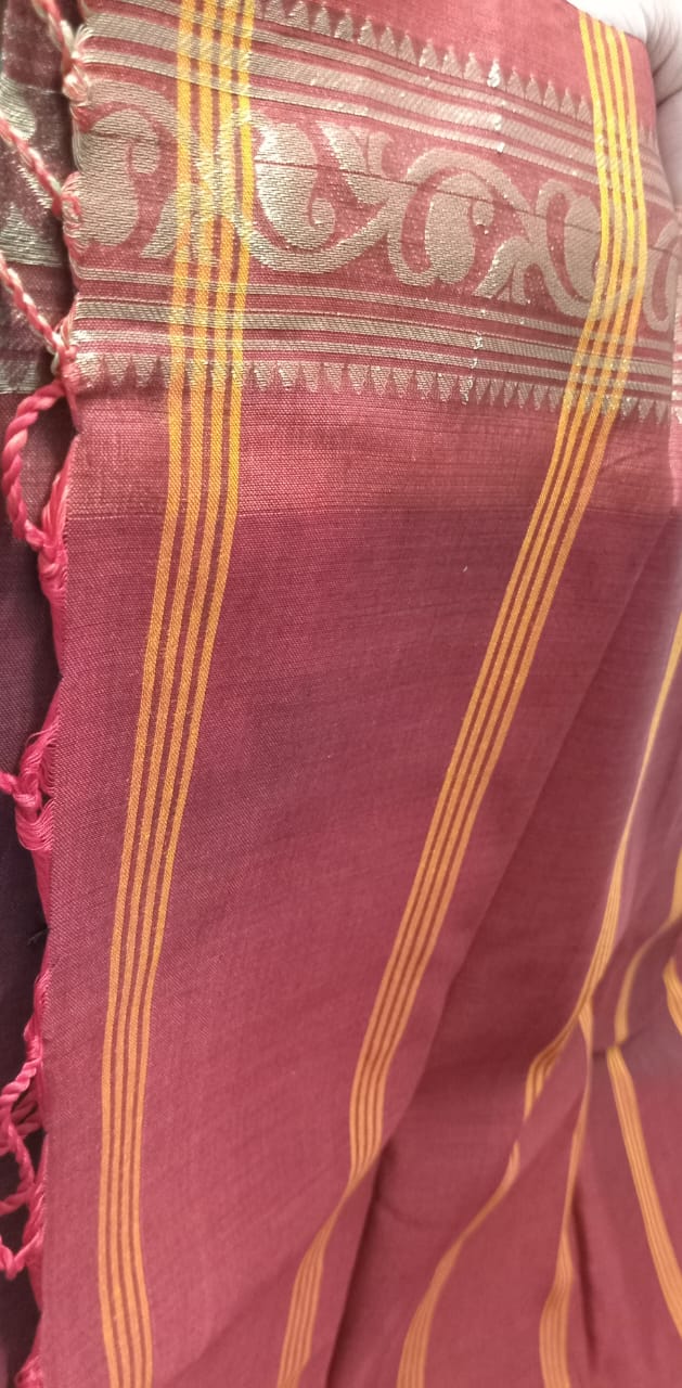 Mashlaish Cotton Saree - Thumbnail 2