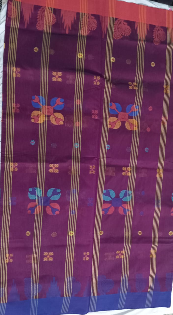 Tangail Monipuri Saree - Thumbnail 4
