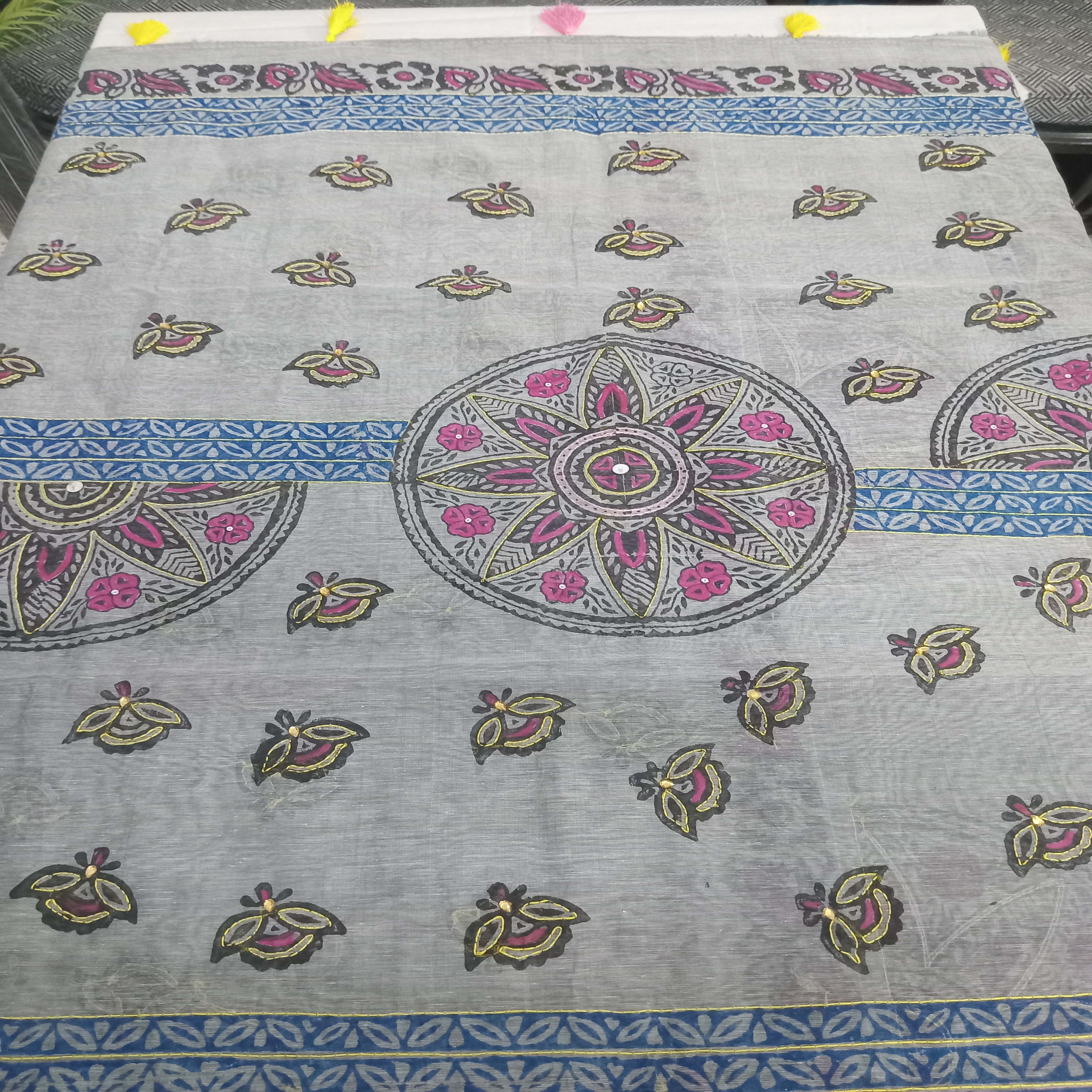 Block Print Saree - Thumbnail 2