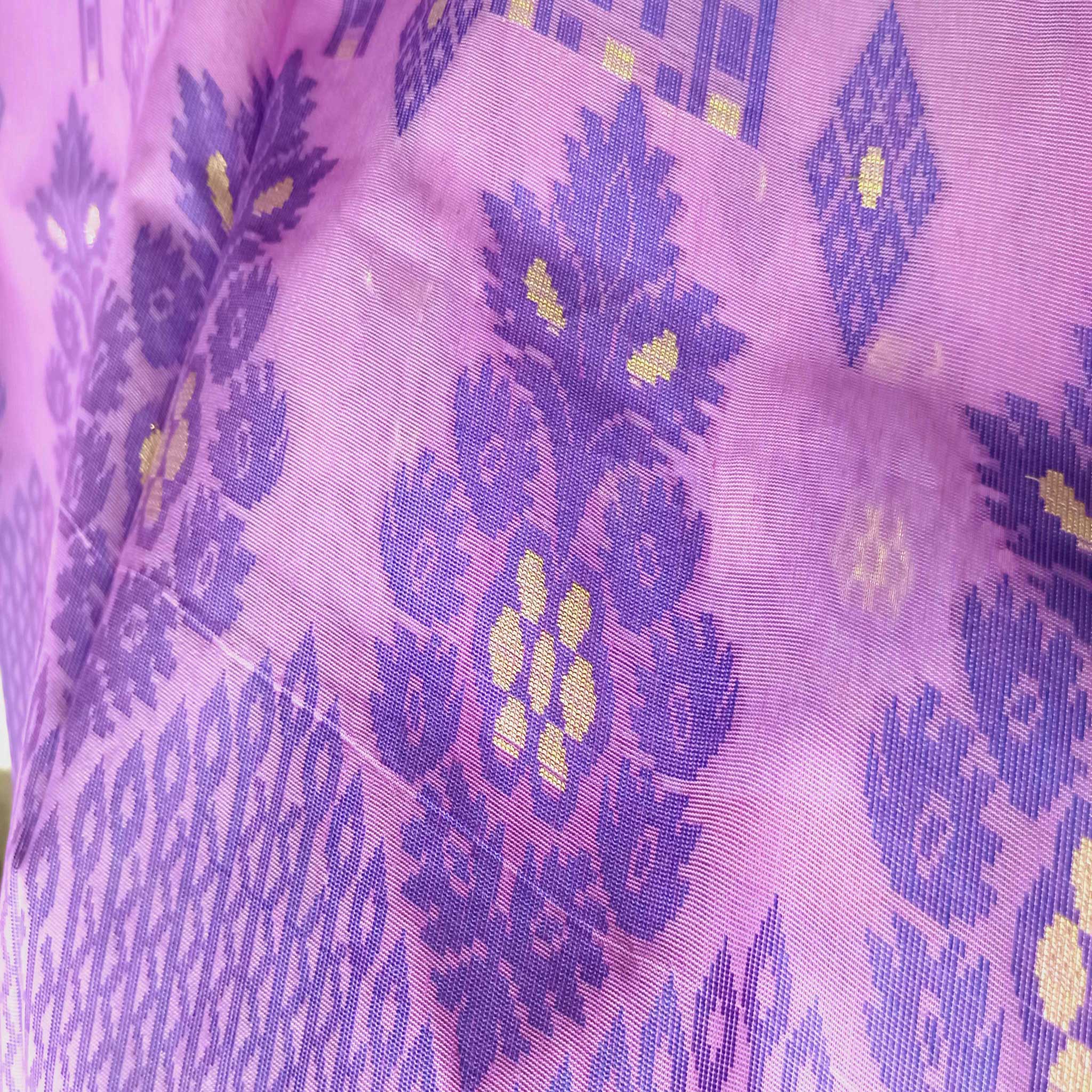 Cotton Jamdani Saree - Thumbnail 3