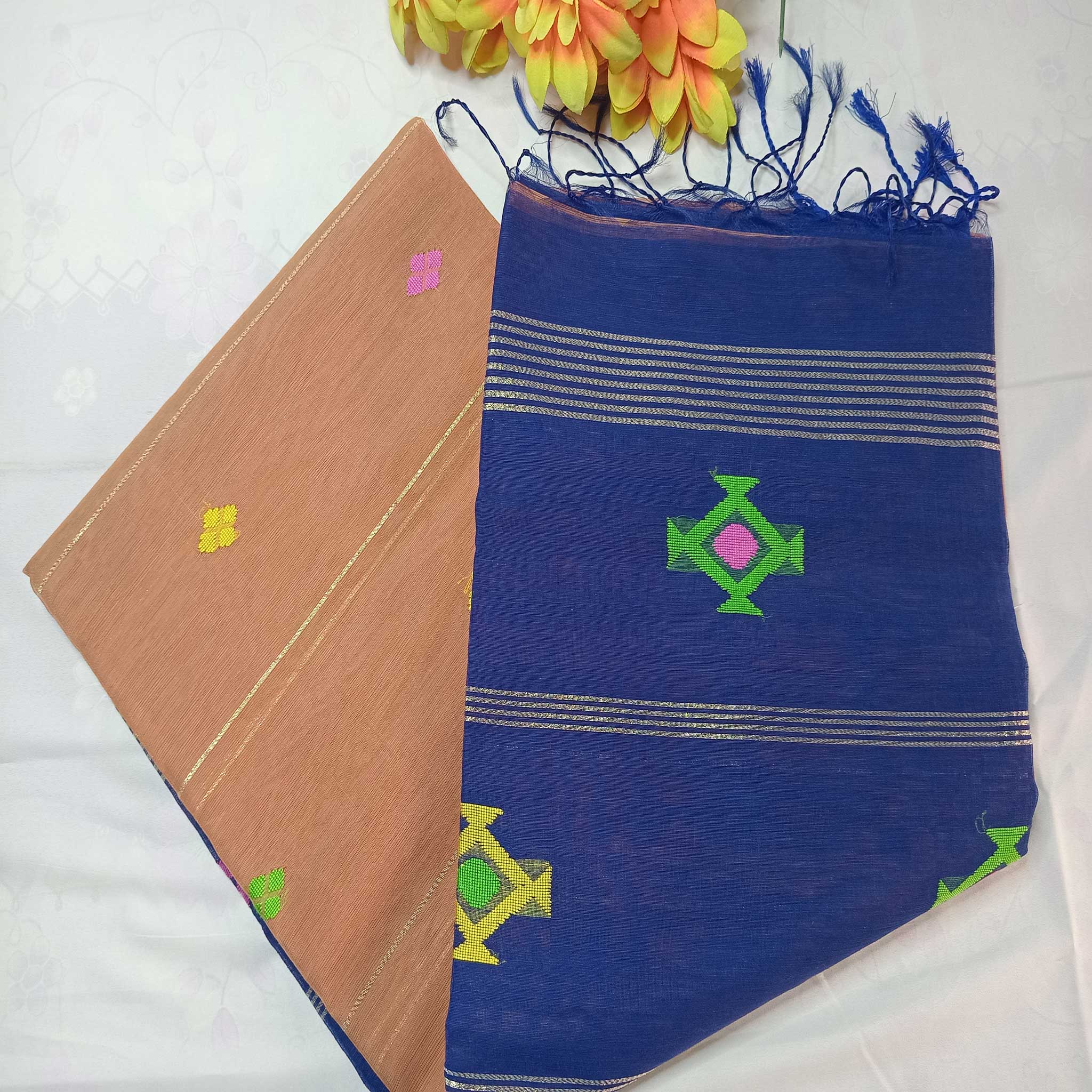 Slub Cotton ‍Saree