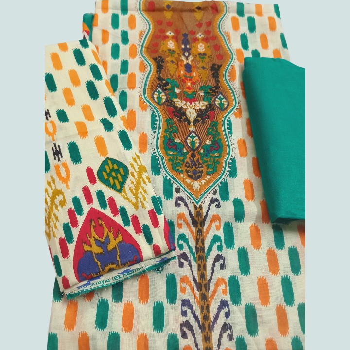 Cotton Kalam Kari Dress - Thumbnail 2